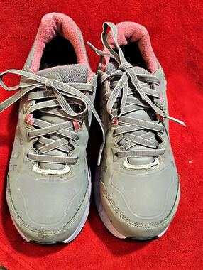 Shoes For Crews Steel-toed Women's Work Boots Gray & Pink US 7